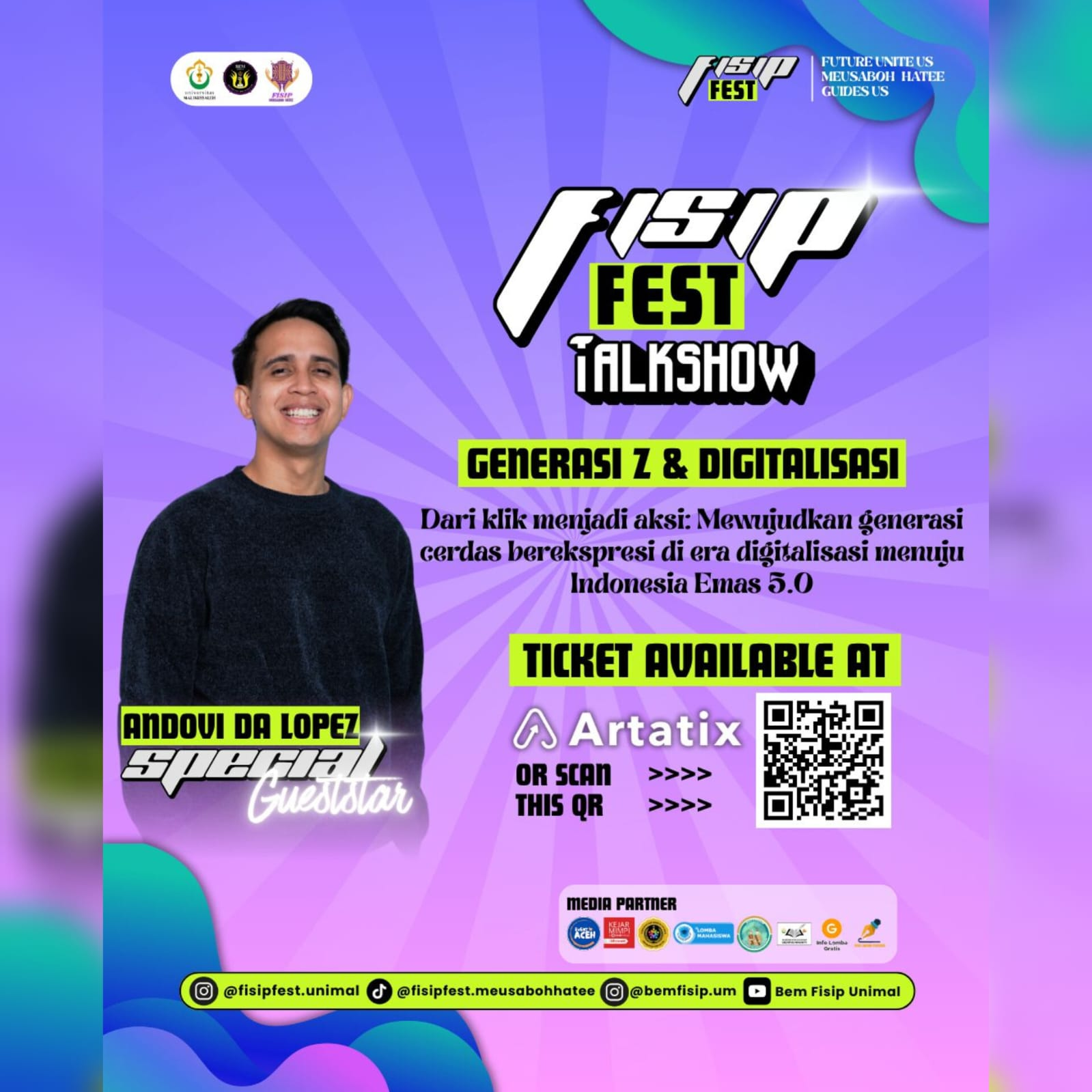 FISIP Fest Unimal Jilid III 2025 Resmi Dimulai, Hadirkan Semangat Kolaborasi Mahasiswa